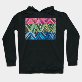 Polysexual Flag Collage Hoodie